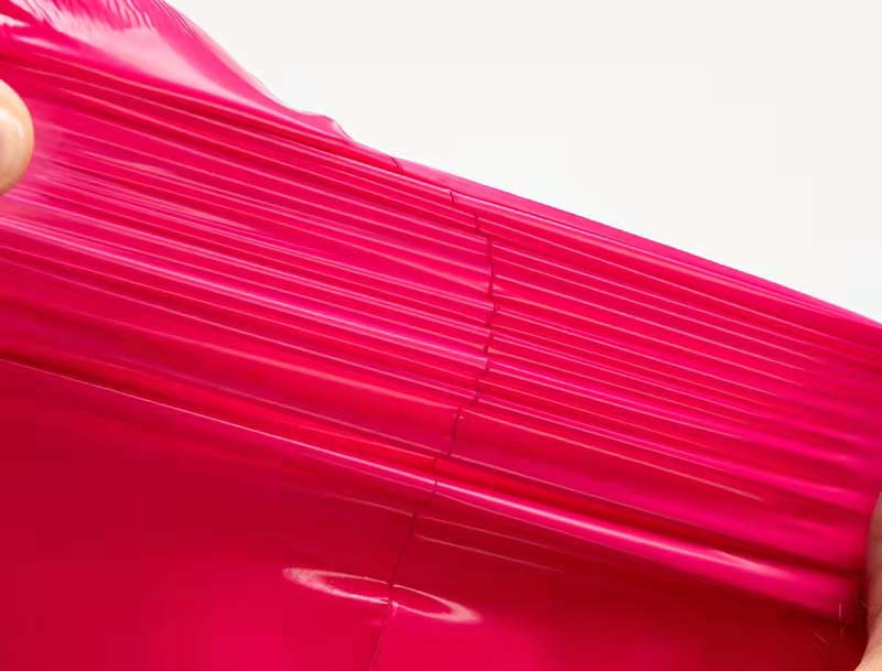 迪庆玫红色快递袋-05