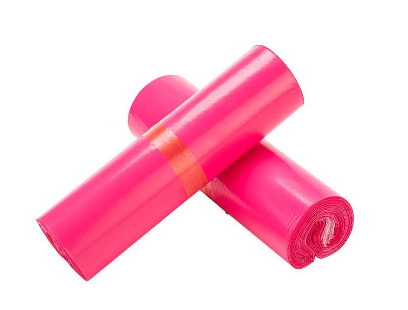 迪庆玫红色快递袋-02